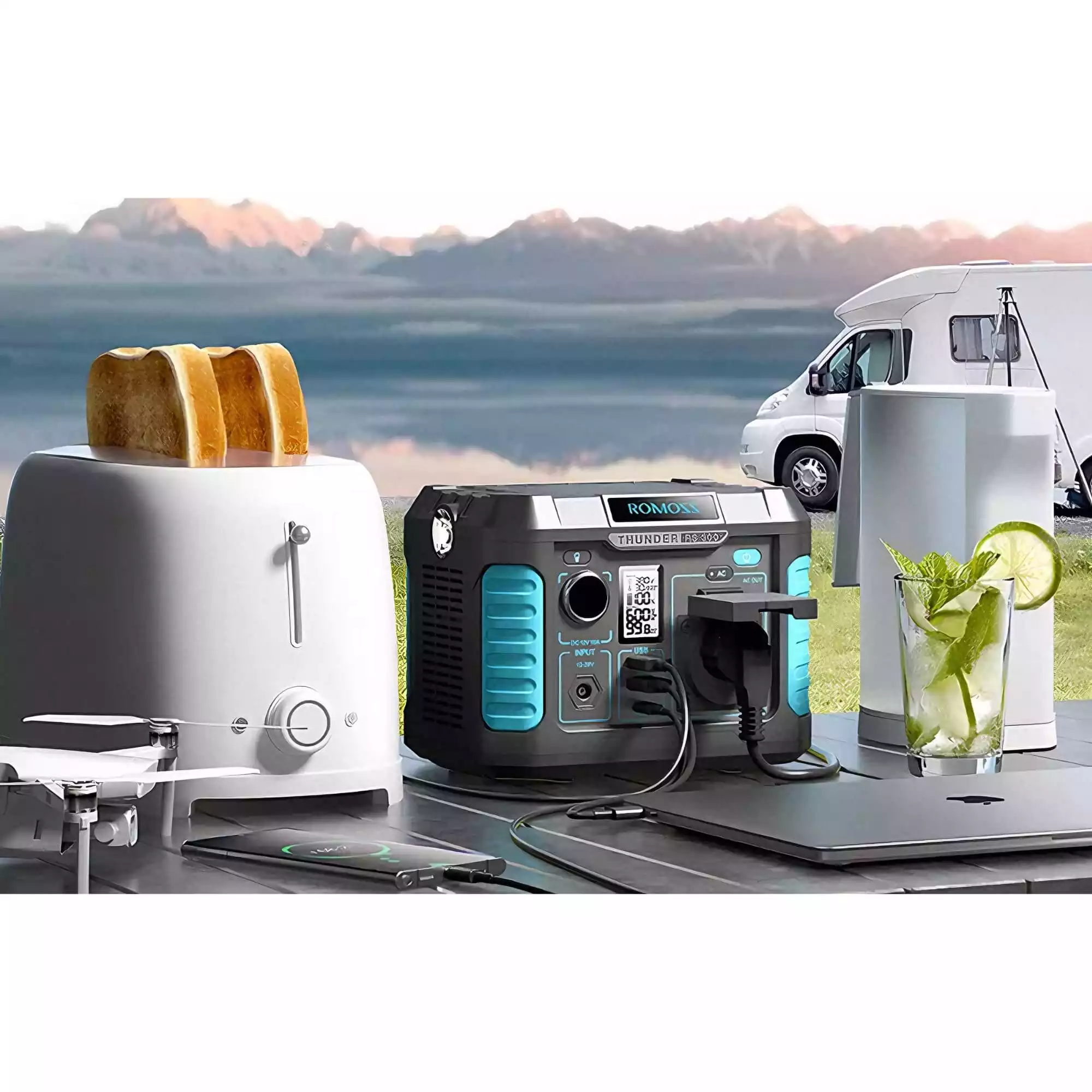 ROMOSS THUNDER RS300 ポータブル電源　300W ROMOSS RS300 300W Portable Power Station (600W Peak), 62400mAh