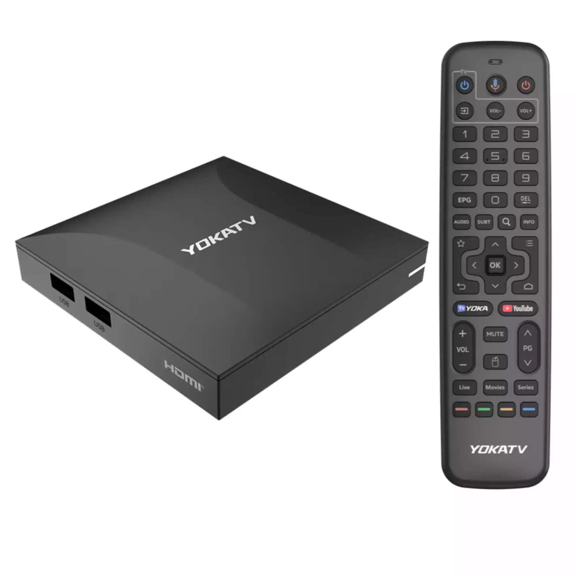 YokaTV IPx3 4K UHD Streaming Android TV Box Receiver