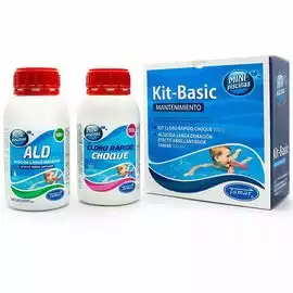 Kit Mantenimiento Piscinas Pequeñas Cloro Choque 500g y Algicida 500ml Tamar, Sat25.com