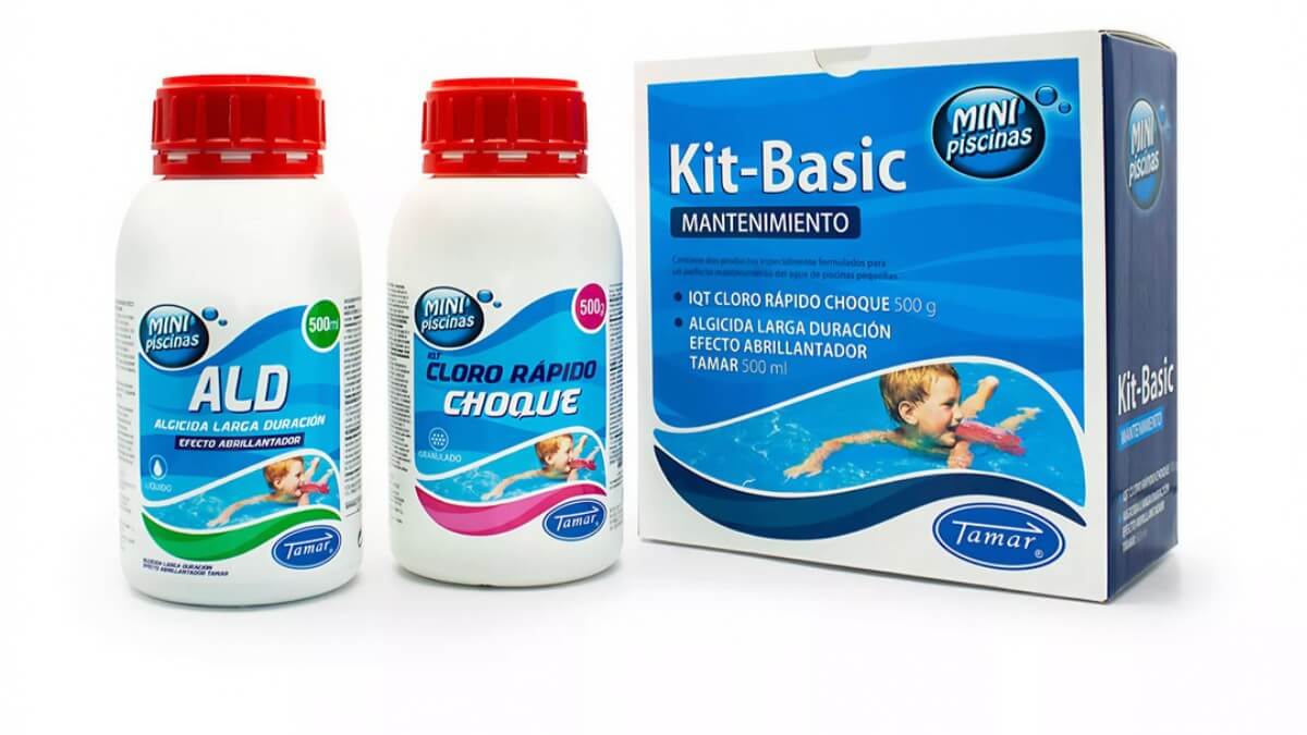Kit de mantenimiento para piscinas pequeñas