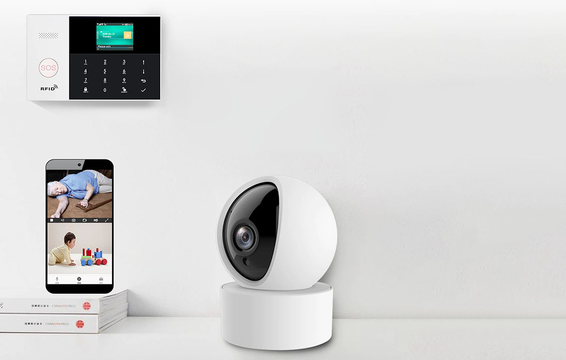 PGST Sistema de Alarma doméstica inalámbrica, Kit de Alarma WiFi/gsm 4G  cámara de vigilancia 1080p, antirrobo casa inalámbrica Pantalla táctil de  4,3 cm WiFi Compatible con Alexa Google Home : : Bricolaje