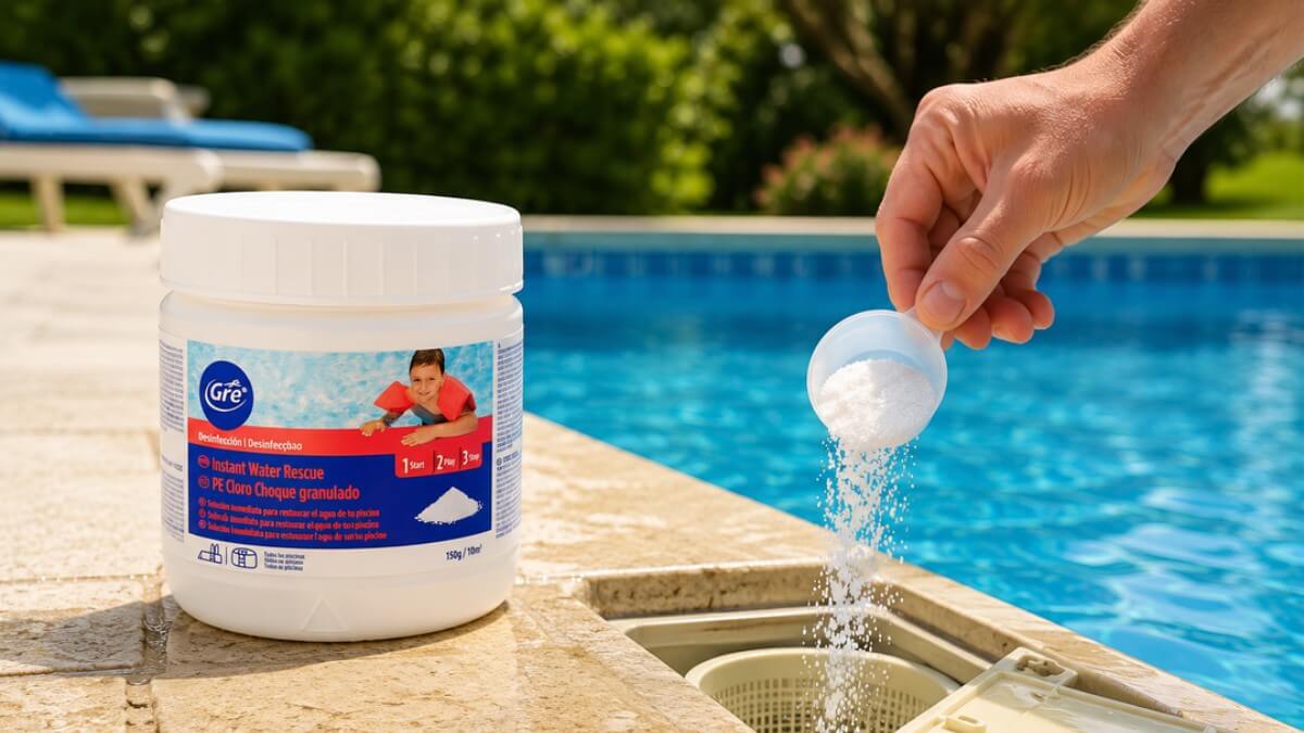 cloro rápido para piscina