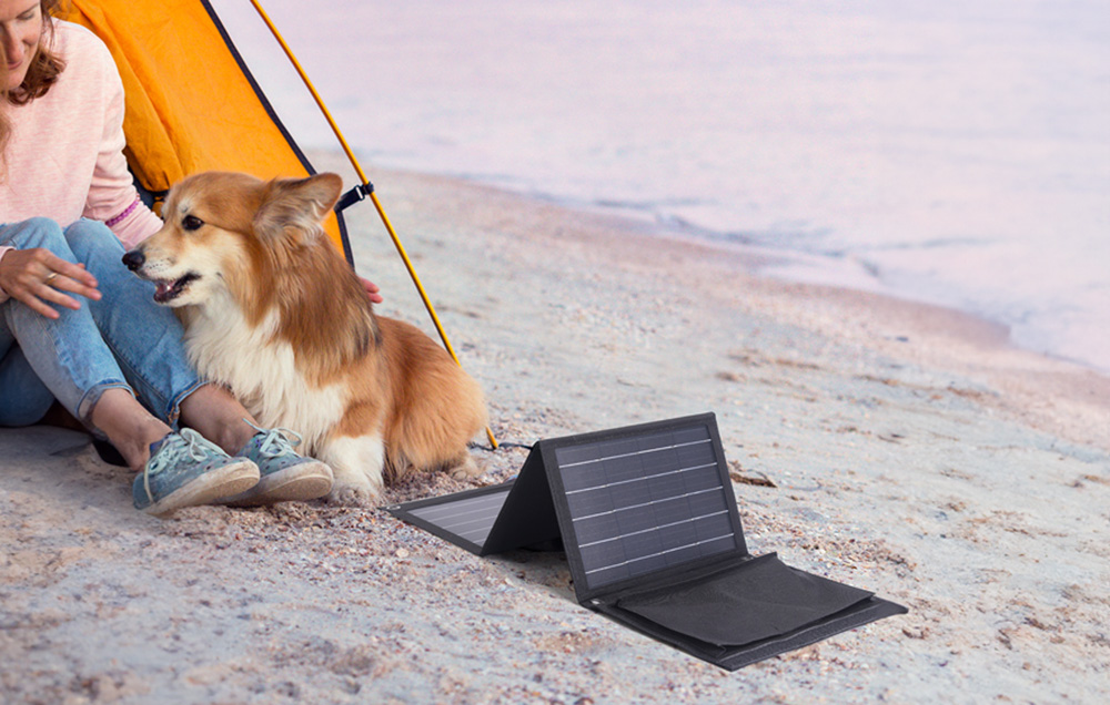 choetech solar charger 22w