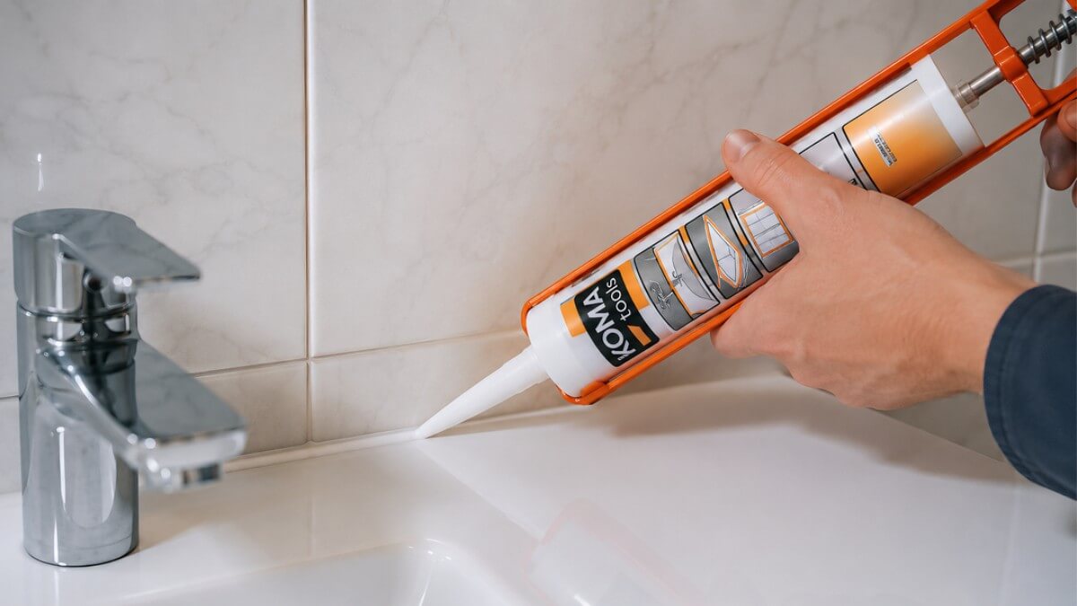 Silicone blanc universel anti-moisissures