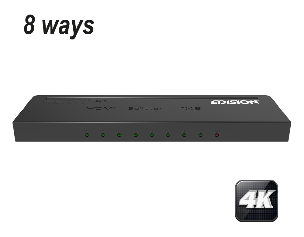 Compra Splitter Edision Divisor HDMI 4K 1x4 con precios increibles.