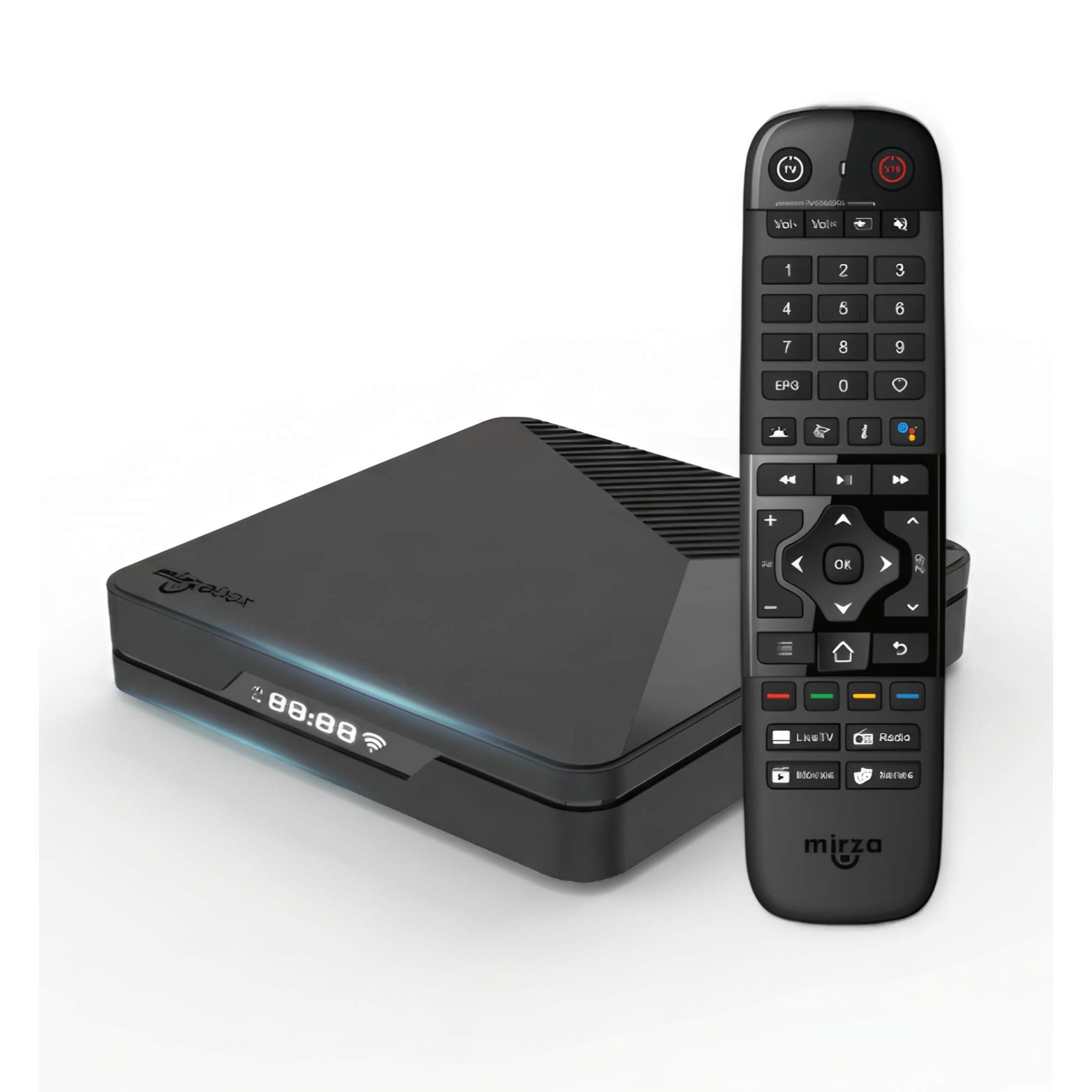 Mirza Box AI-Powered Android TV Box Con 4K Ultra HD