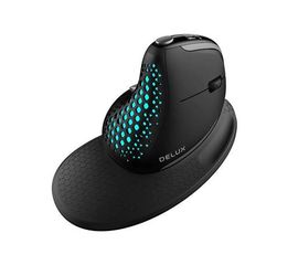 Rato Ergonómico Wireless Delux M618XSD BT+2.4G RGB, Sat25.com