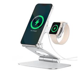 Smartphone- und Smartwatch-Unterstützung mit Ladegerät-Halterung - Omoton MS03, Sat25.com