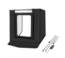 Estúdio Fotográfico Portátil Puluz 60cm Luz LED 3380 lúmenes, Sat25.com
