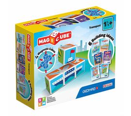 Jogo Para Crianças Geomag Magicube Blocos Magnéticos e Cartões de Transporte, Sat25.com
