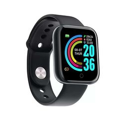 Smart Armband Y68 Smartwatch, Farbe: Schwarz, Modell: Smartwatch Y68, Sat25.com