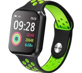 Smartwatch i7 Schwarz/Grün, Sat25.com