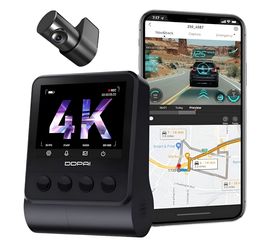 Dashcam para Coche 4K con Doble Cámara y GPS, Sat25.com