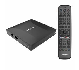 YokaTV IPx3 4K UHD Streaming Android TV Box Receiver, Sat25.com