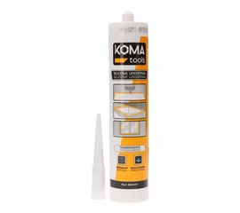 Silicona Universal Ácida Antimoho Translucida 280 ml KOMA TOOLS, Color: Transparente, Sat25.com