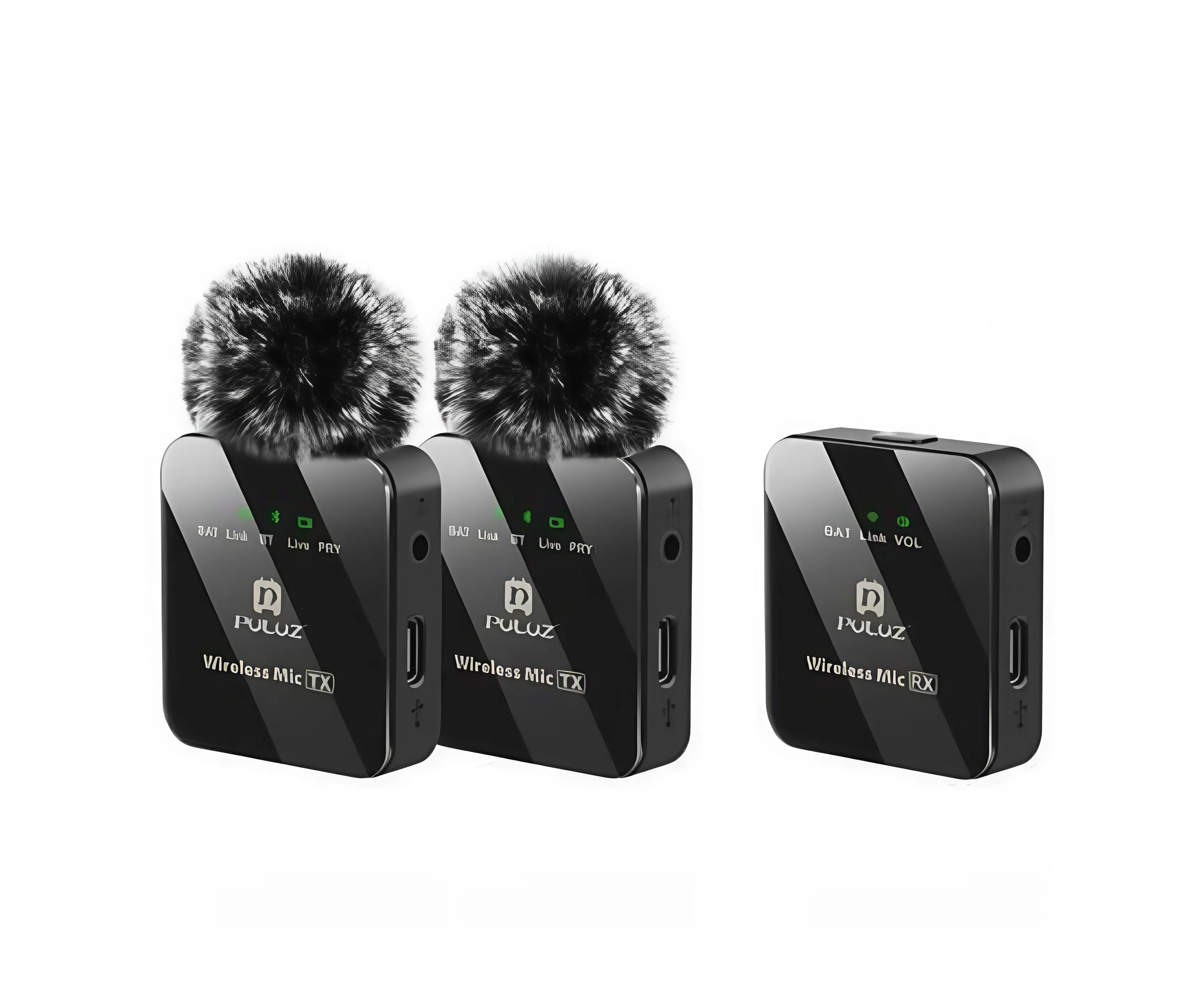 Buy PULUZ 2 TX 1 RX Wireless Lavalier Microphone