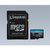 Tarjeta de Memoria MicroSD 256GB Kingston Canvas Go Plus, Model: SDCG3/256GB, Sat25.com
