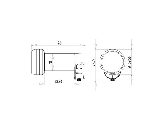 Inverto Black ULTRA Single LNB 0,2dB, Sat25.com