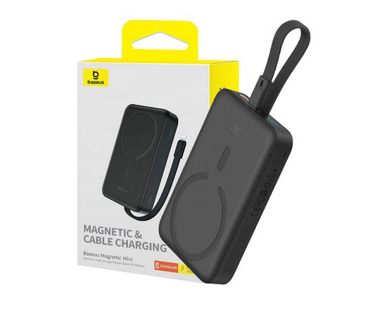 Baseus Mini Magnetic Powerbank Charger 10000mAh Lightning 20W MagSafe, Sat25.com