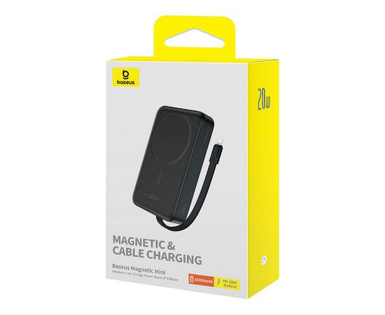 Baseus Mini Magnetic Powerbank Charger 10000mAh Lightning 20W MagSafe, Sat25.com
