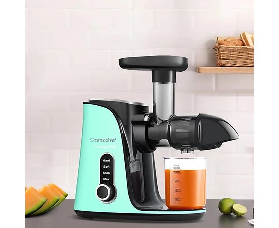 Extractor de Zumo Lento AMZCHEF GM3001-GN, Sat25.com