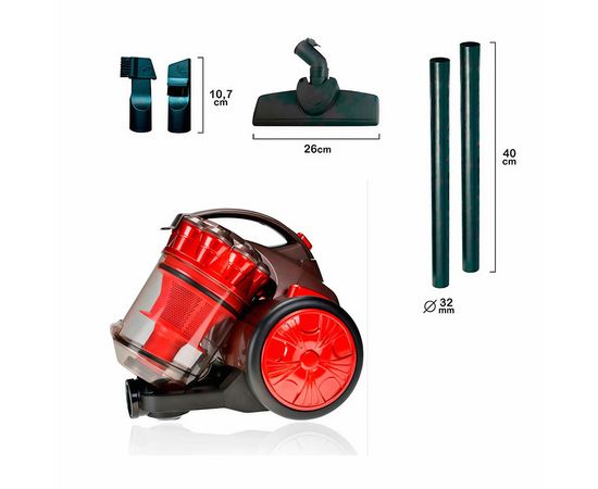 Aspirador Sin Bolsa Multiciclón 700W 2.2L, Sat25.com