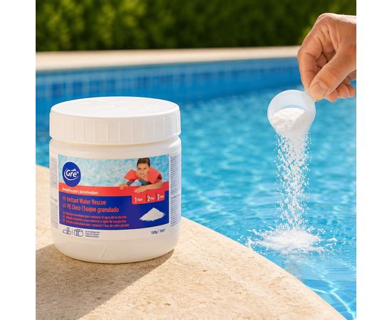 Cloro de Choque Granulado GRE 500g, Sat25.com