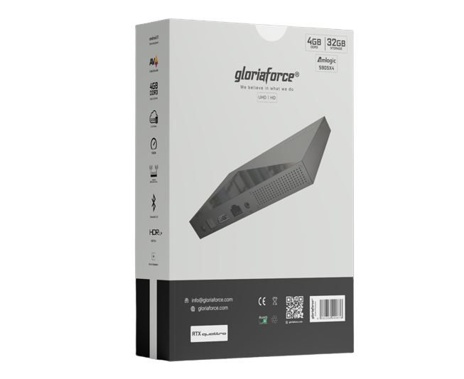 Buy TV BOX Gloriaforce RTX Quattro Ultra HD 8k Android